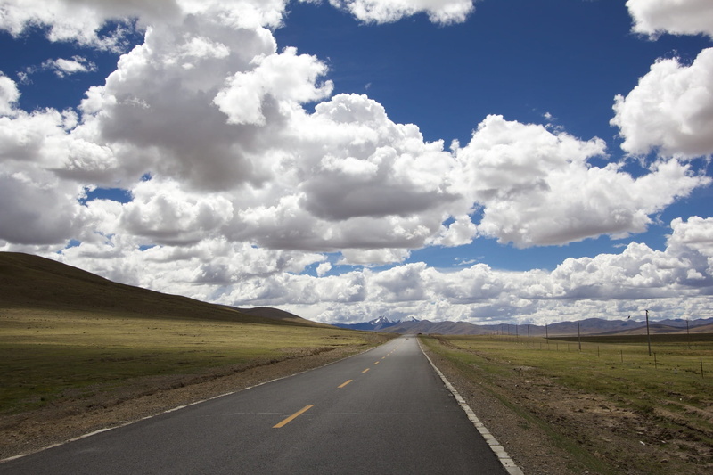 nature, distance, non-urban scene, landscape, dividing line, straight, road, 1080P, day, long, distant, direction, tranquil scene, no people, empty road