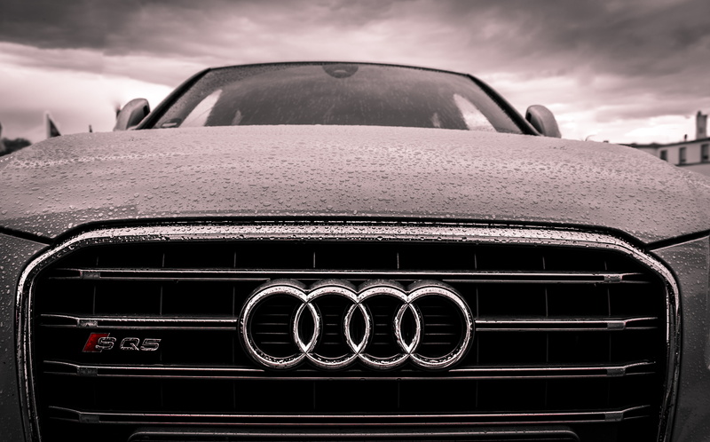 photography, vintage car, mode of transportation, land vehicle, front view, sky, raining, hood, day, close-up, car, black, rsq, rain drops, outdoors, automotive