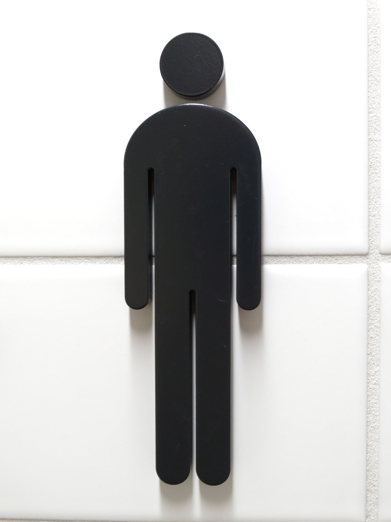 rear view, single object, representation, reflection, security, close-up, studio shot, figure, man, handle, white color, safety, bad, contour, still life