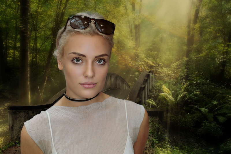 women, Woman, dodge burn, nature, one person, young adult, adult, background, front view, outdoors, one woman only, Beauty, glasses, young, lifestyles