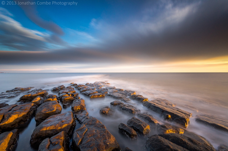 sea, scenics, outdoors, Nikon-D7000, II, sky, On The Rocks, formation, rock, clouds, nature, beach, landscape, 4K, Northumberland, rock formation, middle