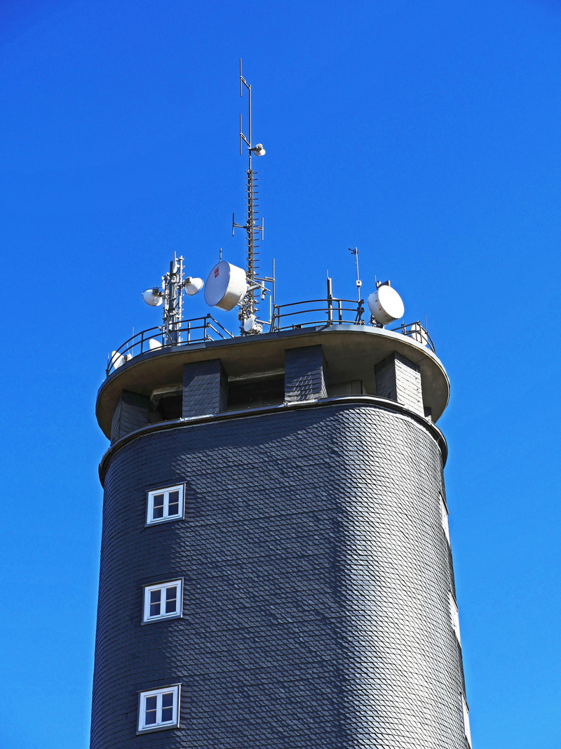 telecommunication tower, sky, high done, day, north rhine westphalia, sunny, no people, ridge, building exterior, the ebbe mountains, outdoors, tower, slate cladding