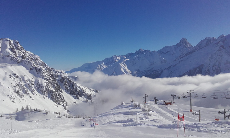 mountain peak, 2K, France, blue, Ski, resort, slopes, travel destinations, ski resort, Chamonix, chairlift, non-urban scene, scenics, Winter, snowcapped mountain