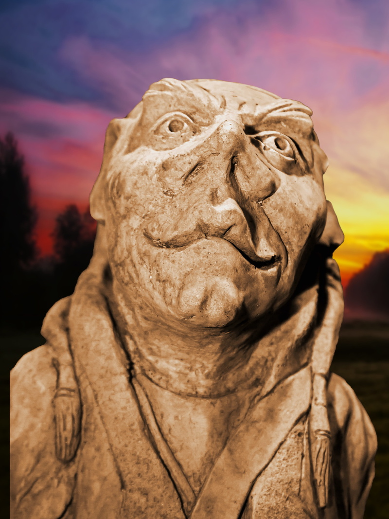 creature, deco, sculpture, figures, 4K, no people, funny, the past, male likeness, are, bart, history, art and craft, craft, face, stone figure, figure
