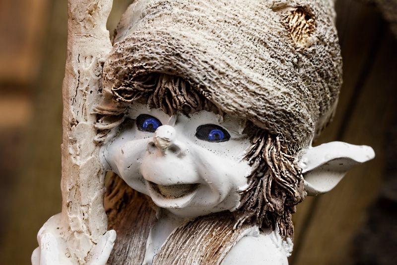 child, portrait, human Face, creature, fantasy, tree trunk, elf, myth, photography, fairy, day, statue, human representation, fairytale, 5K, winter, close-up