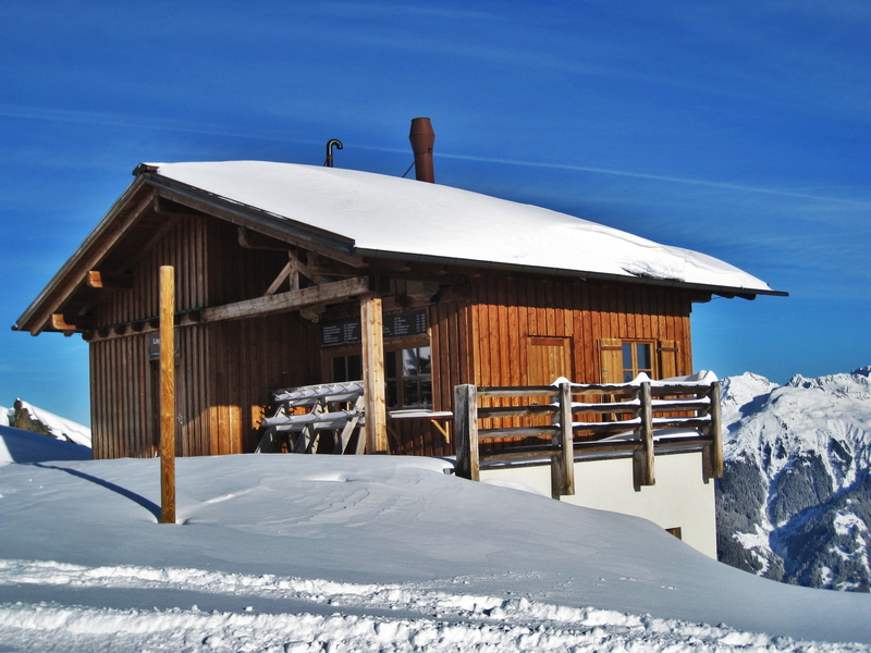2K, montafon ski area, blue sky, hut, montafon, day, snow, sky, mountain, white, no people, winter, austrian ski chalet, winter in the mountains, in the snow