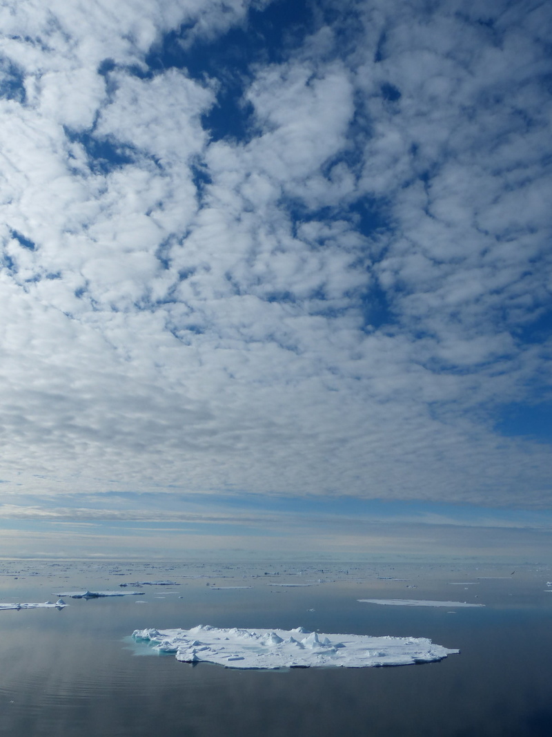 horizon over water, no people, cold temperature, day, outdoors, winter, arctic ocean, snowfall, glazed, scenics - nature, clouds, idyllic, horizon, 2K