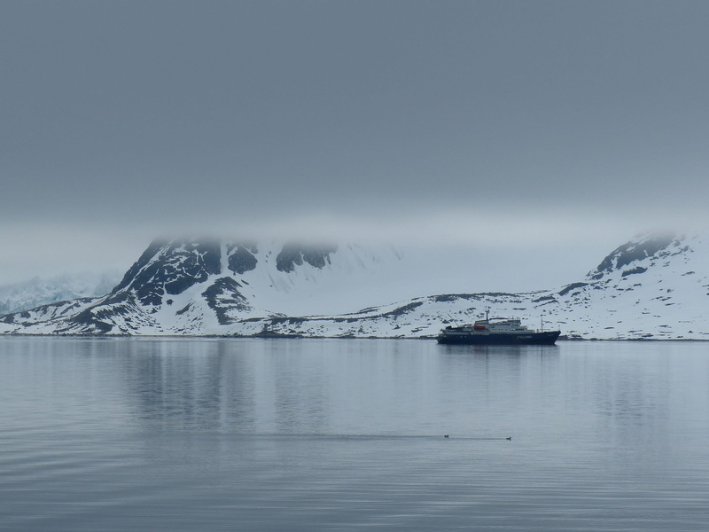 beauty in nature, mountain, day, snowcapped mountain, no people, spitsbergen, winter, iceberg, sea, water, waterfront, sky, cold temperature, outdoors