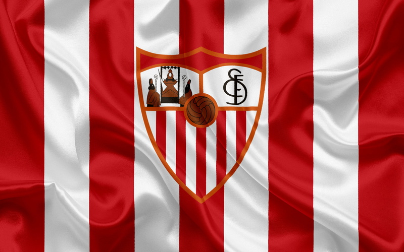 Sevilla FC, Logo, 2K, Soccer, Emblem