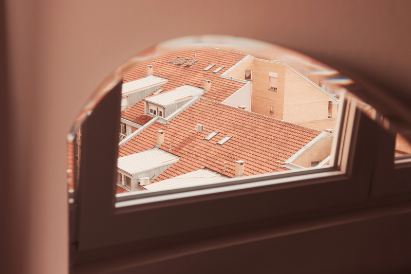 window, urban, nature, roof, building, vase, house, neighborhood, technology, architecture, office building, wooden, healthcare and medicine, skylight