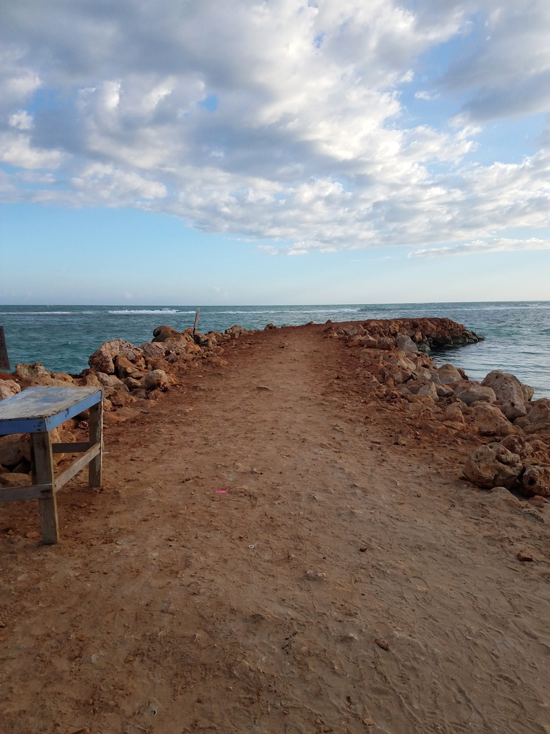 jamaica, scenics - nature, photos, summer, blue, tranquility, ocean, day, water, 4K, nature, outdoors, rock - Object, Kingston, scenics, public domain