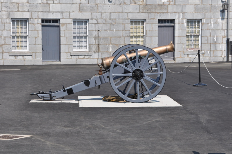 Kingston, architecture, ontario, outdoors, museum, wall - building feature, military, kingston, technology, fighting, war, history, Canada, transportation