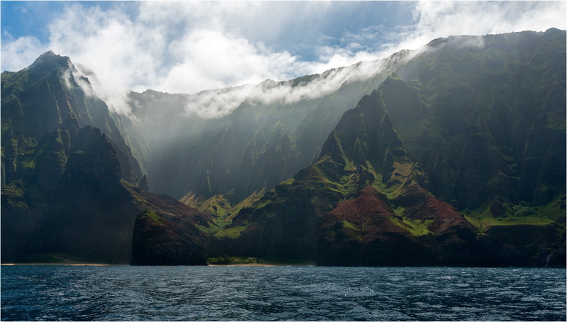 sky, Pacific Ocean, tranquility, water, nature, mountain range, beauty in nature, outdoors, tranquil scene, cloud - sky, scenics - nature, no people, clouds