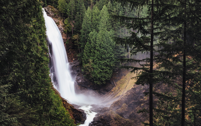landscape, scenics, water, pine, leaved, View, daytime, USM, green, washington, trees, river, Canon EOS 5D Mark III, mountain, Pacific Northwest, westrock