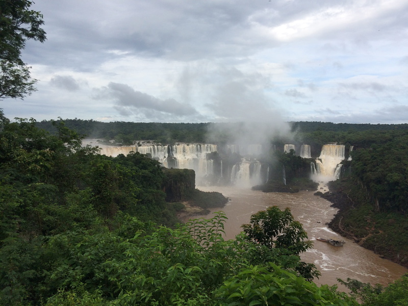 Nature, environment, scenics - nature, landscape, Waterfall, non-urban scene, Brazil, beauty in nature, unesco, rock, green color, land, sky, solid, plant