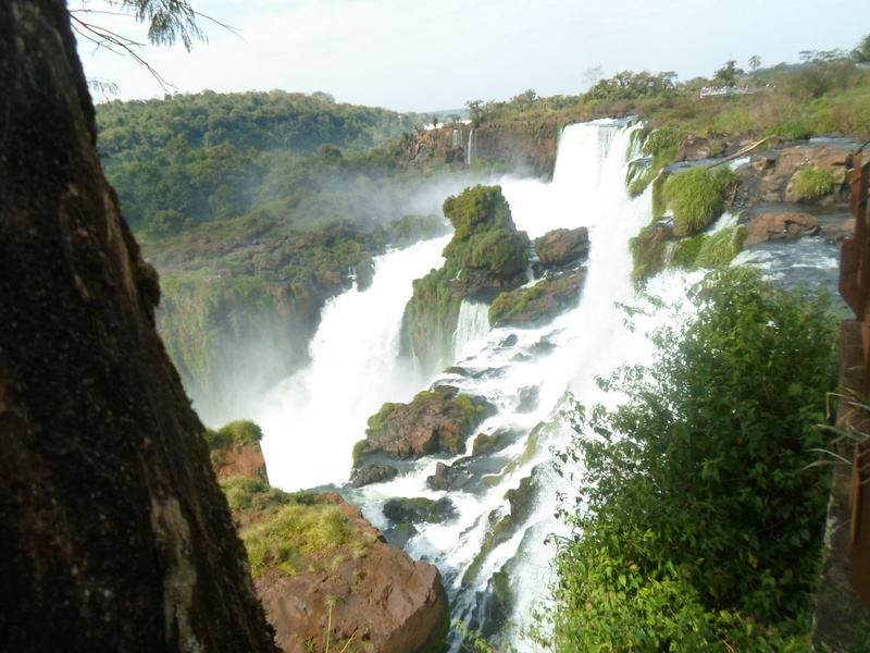 travel, landscape, blurred motion, vegetation, waterfall, scenics - nature, water, iguazu, day, non-urban scene, long exposure, outdoors, flowing water