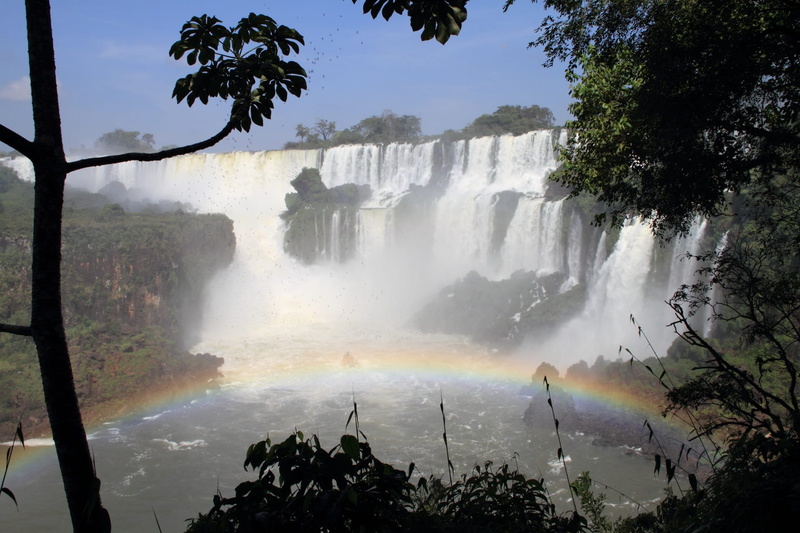 no people, water, rainforest, spray, cataratas, motion, forest, Iguazú, argentina, scenics, travel destinations, beauty in nature, outdoors, land, rainbow