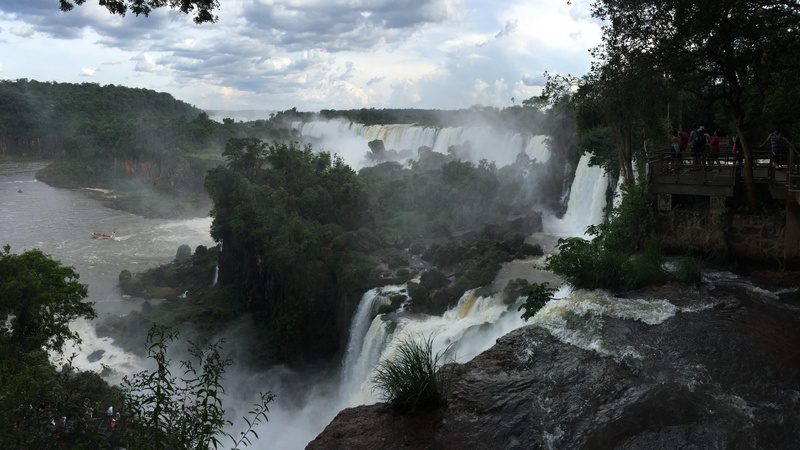 water, environment, outdoors, waterfall, cloud - sky, south america, power in nature, non-urban scene, long exposure, motion, 4K, misiones, no people