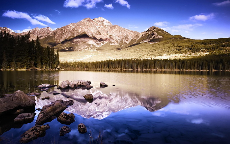 1080P, nature, 3d and abstract, paradise