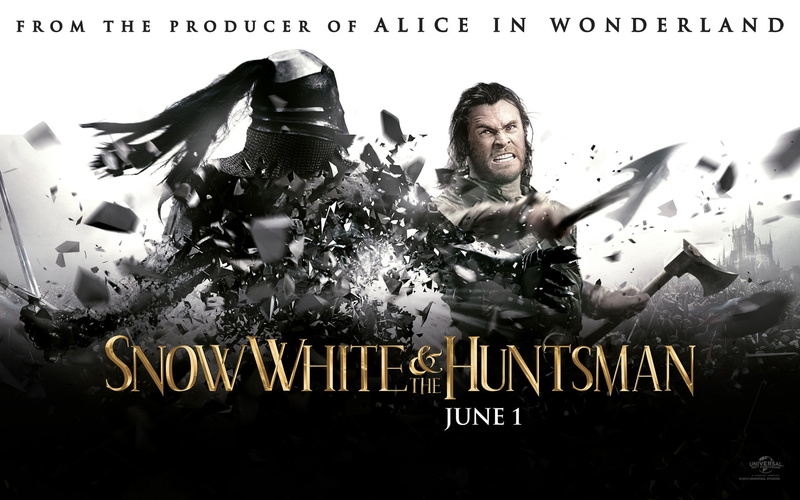 Huntsman, White, Hemsworth, Snow, 1080P, Chris