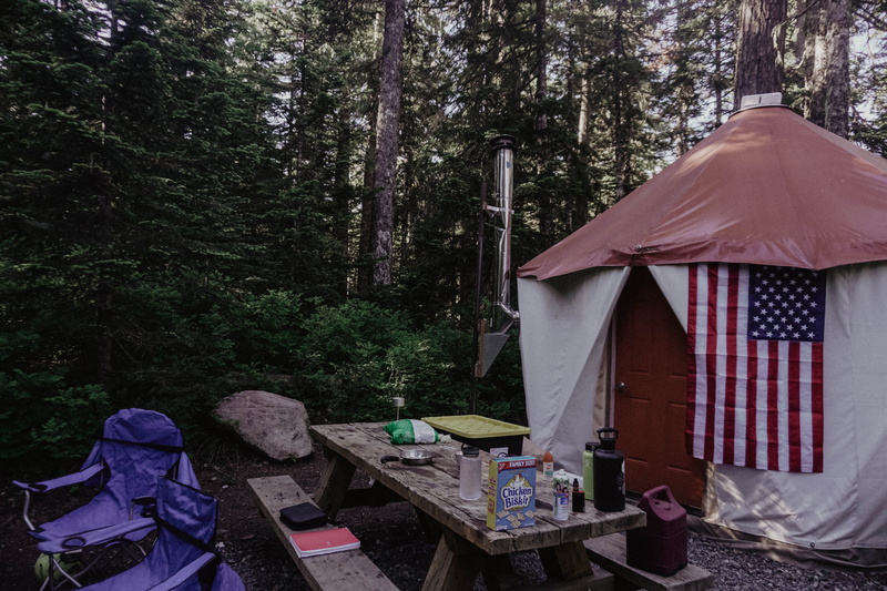 get outside, yurt, land, two, absence, seat, 5K, fall, tranquility, growth, chairs, no people, adventure, dome, near, day, wood stove, plant, camping