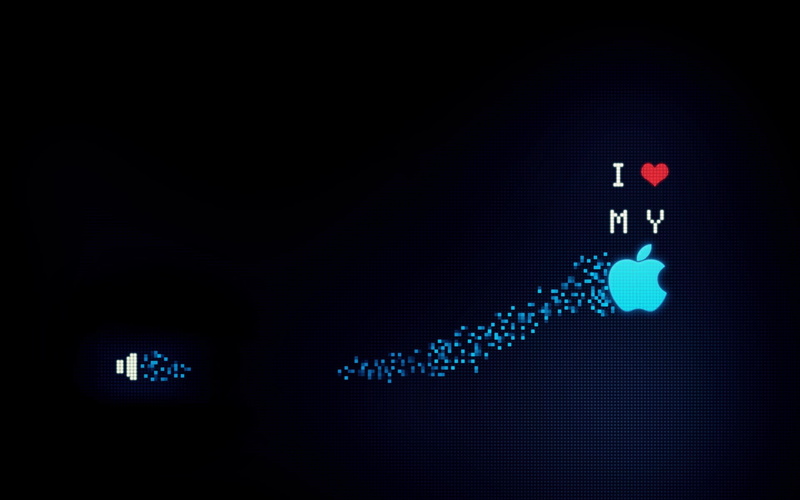 apple, Love, 1080P, art, hd, technology