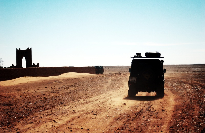 arcade, field, dirt, climate, sand, black, 2K, scenics - nature, daytime, outdoors, no people, nature, land vehicle, africa, travel, landscape, morocco