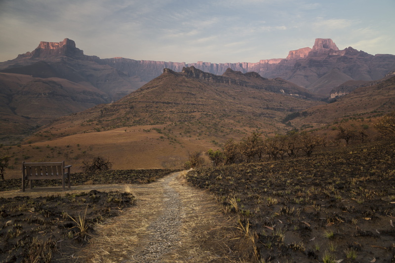 eroded, amphitheatre, non-urban scene, nature, remote, scenics - nature, dry, beauty in nature, environment, mountains, no people, land, walkway, sky, plant