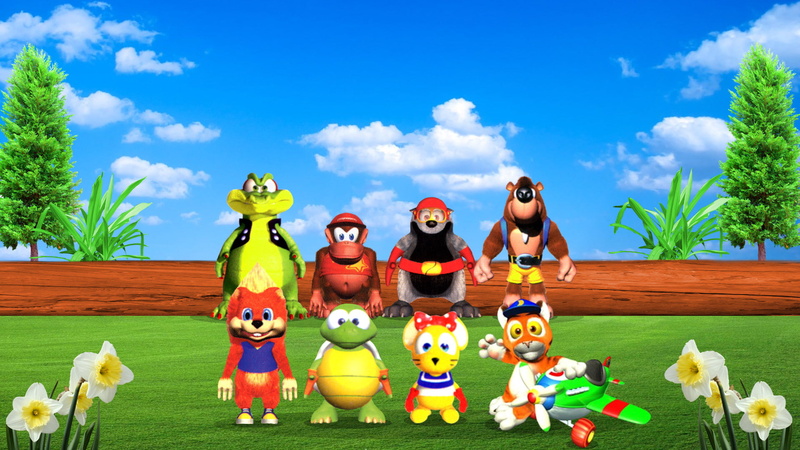 1080P, Video Game, Diddy Kong Racing