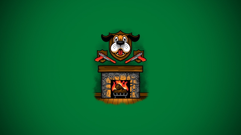 hunt, duck, fireplace, dog, green, 1080P, nintendo