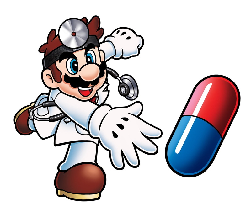 Dr. Mario, emotion, white background, human body part, Pills, adult, narcotic, 720P, depression - sadness, cut out, people, medicine, Doctor, cartoon