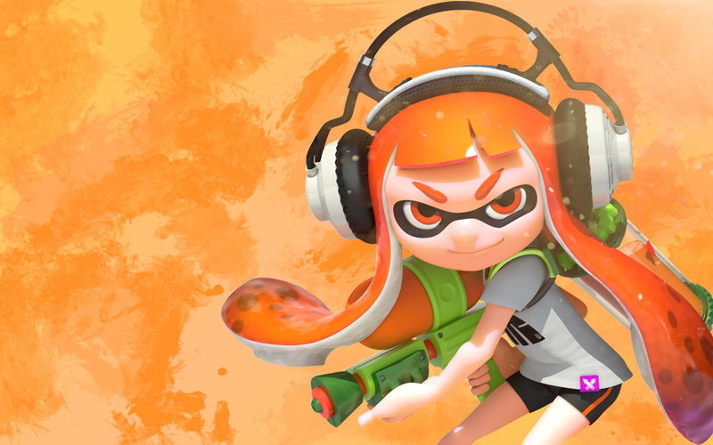 orange color, women, inkling, fun, hd, game, lifestyles, 2K, people, splatoon, security, men, innocence, female, leisure activity, childhood, water, real people