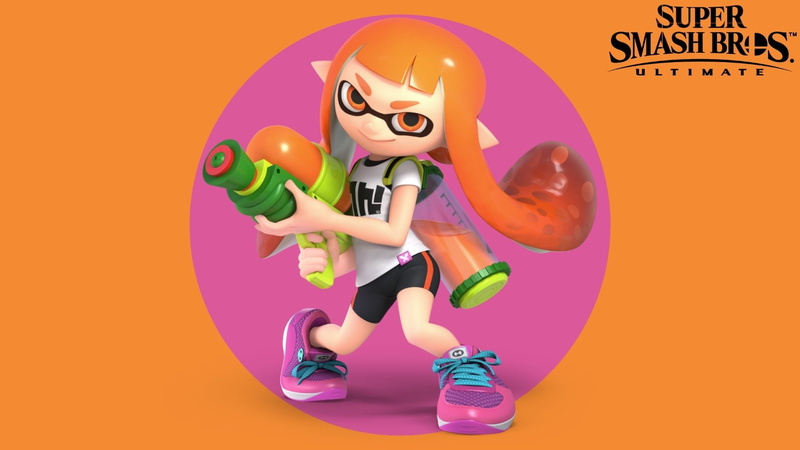 Inkling (Splatoon), Super Smash Bros. Ultimate, Video Game, Splatoon, 1080P