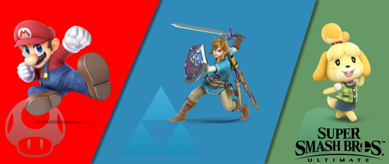 Mario, 2K, Video Game, Super Smash Bros. Ultimate, Isabelle (Animal Crossing), Link