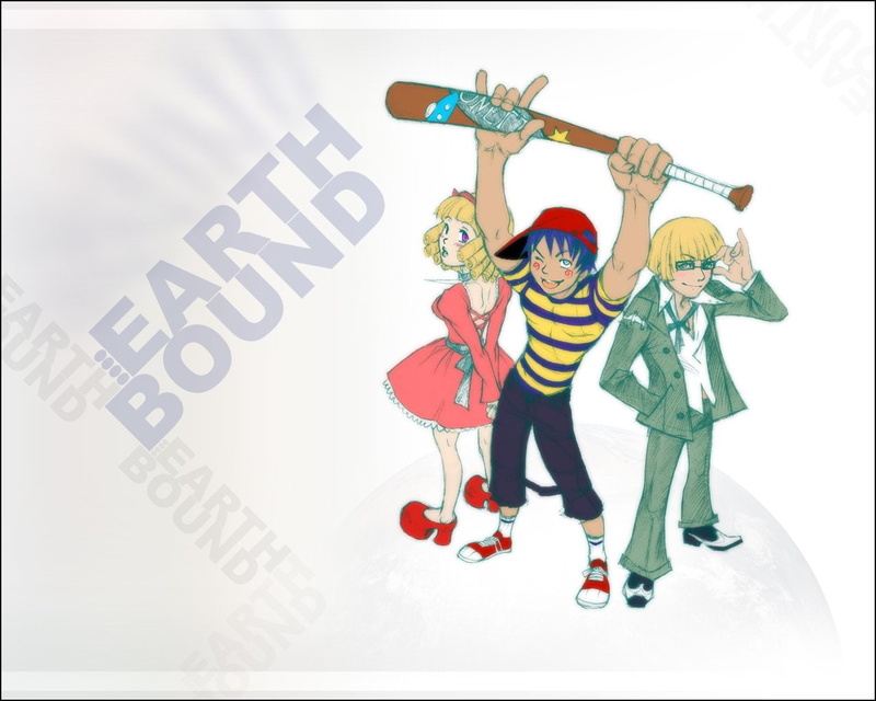 Ness (EarthBound), Paula, EarthBound, Video Game, 720P