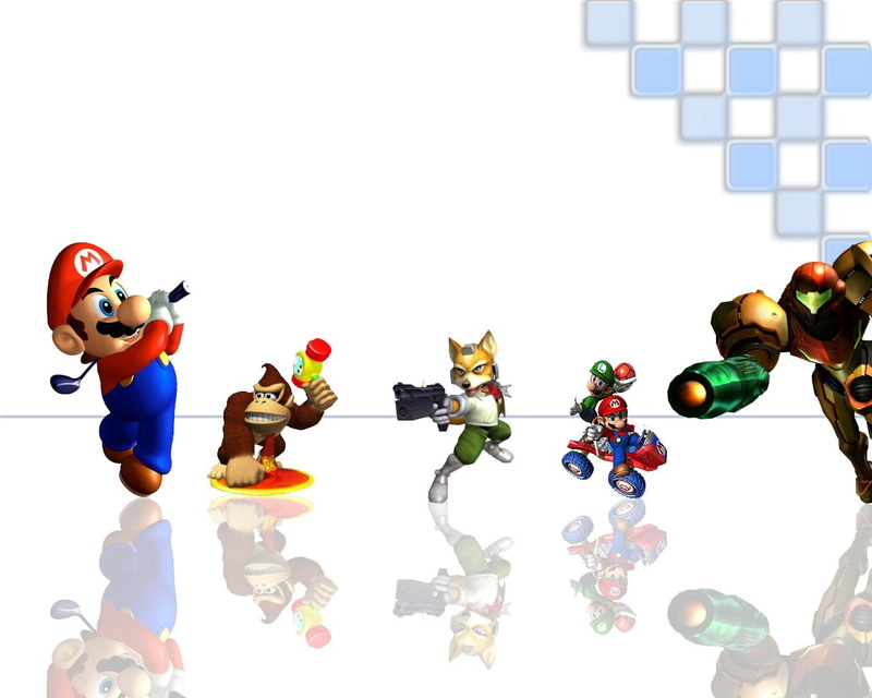 choice, Samus Aran, Mario, Luigi, close-up, still life, copy space, cut out, representation, large group of objects, art and craft, white background, indoors