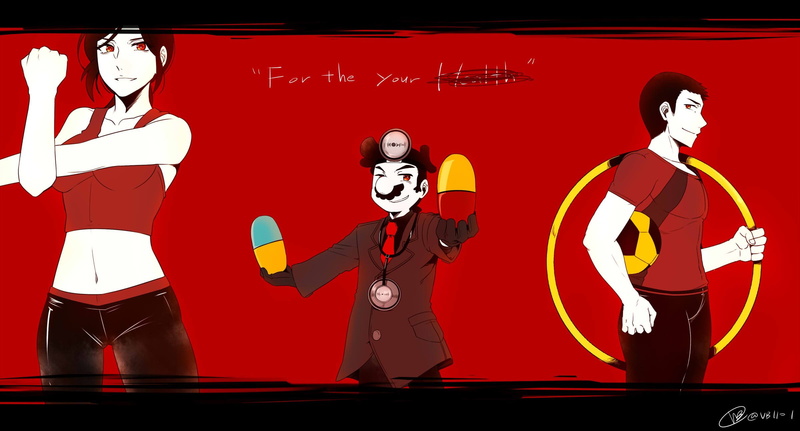 fit, 1080P, ponytail, (character), smash, nintendo, trainer, wii, super, mario, low, bros