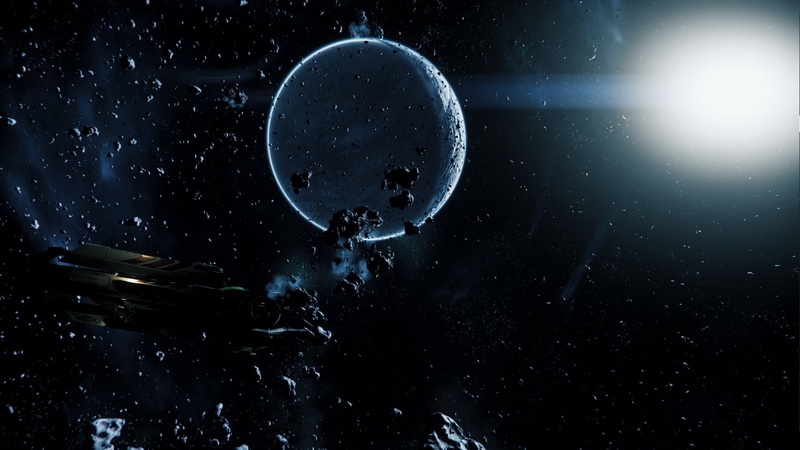 space, asteroids, Stanton, spaceship, planet, 1080P, Yela, Star Citizen, PC gaming, Aurora MR