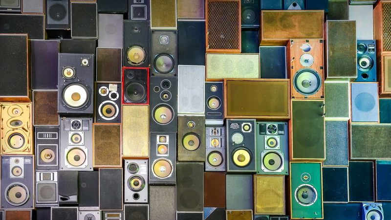 1080P, colorful, music, technology, speakers