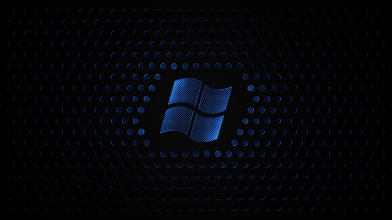 texture, dark, windows, white, logo, brand, 1080P
