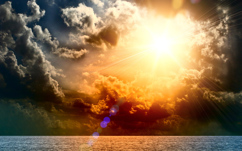 no People, weather, sunset, idyllic, sunrise - Dawn, the sky, dusk, dawn, day, sun, vibrant Color, blue, Blik, vacations, light - Natural Phenomenon, scenics - nature