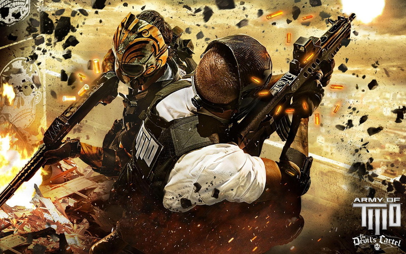 poster, cartel, army, twothe, 1080P, devil, army of two