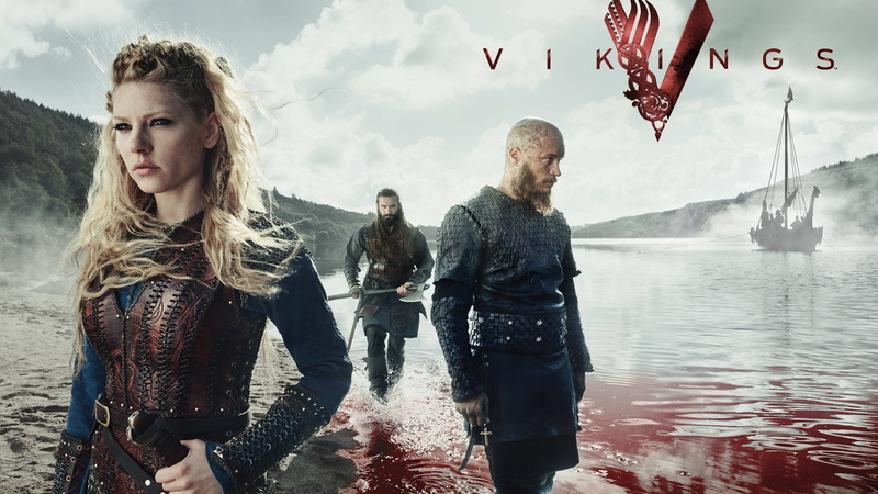 Katheryn Winnick, Vikings, 4K, 4K, season 5, Travis Fimmel