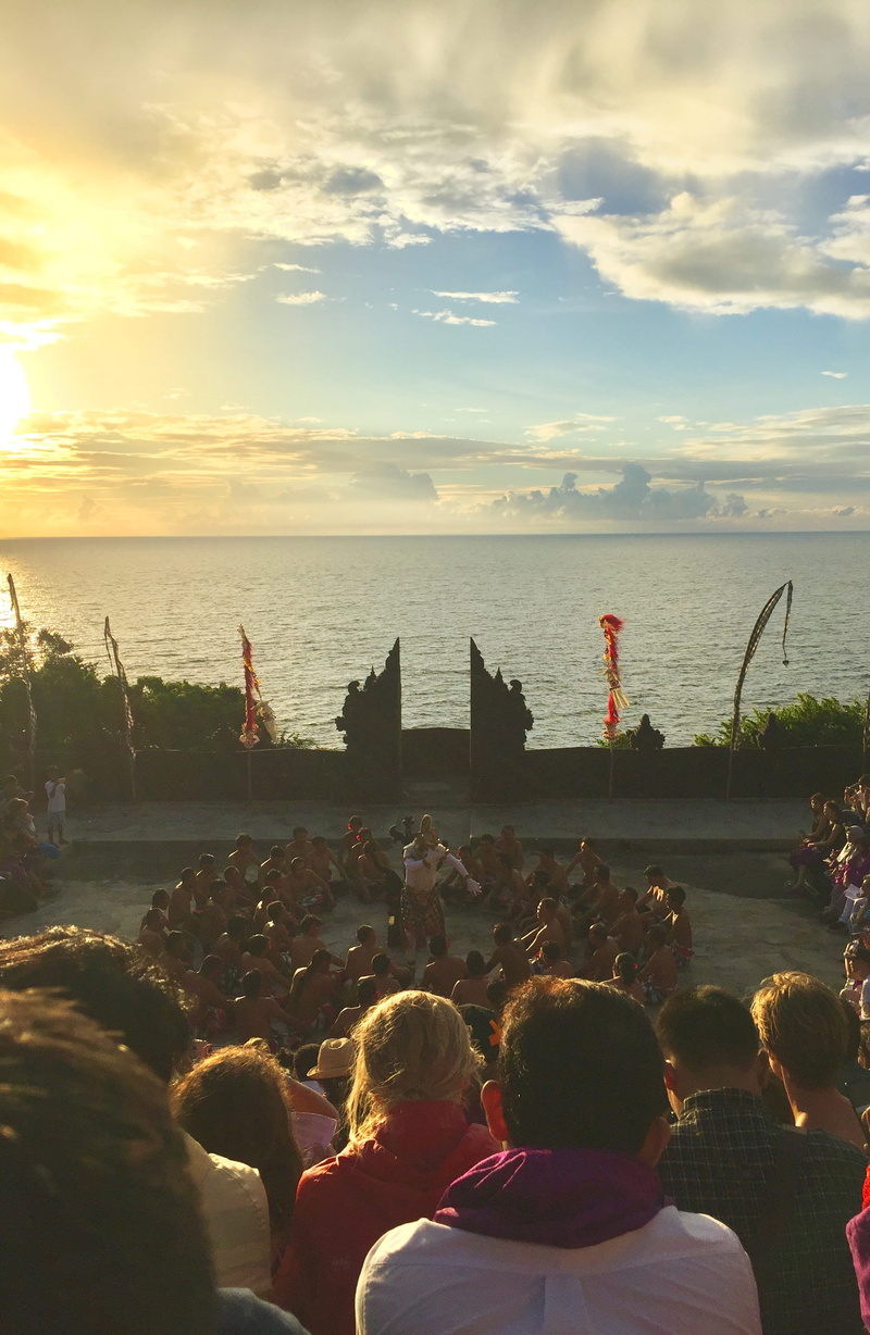 group of people, kecak dance, women, beach, nature, men, 2K, outdoors, horizon, lifestyles, cloud - sky, bali, uluwatu temple, sea, horizon over water