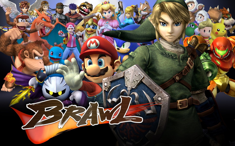 bros, hd, smash, art, brawl, Super Smash Bros Brawl, 1080P, x, Mario, super, games, video