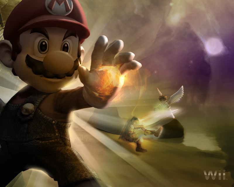 Super Smash Bros., Super Smash Bros. Brawl, Nintendo, Link, Mario, 720P