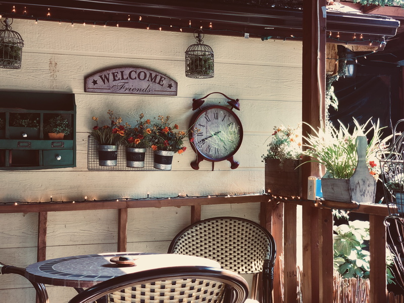 building exterior, los angeles, pottery, business, day, table, hanging, lighting equipment, communication, no people, potted plant, plant, nature, wristwatch