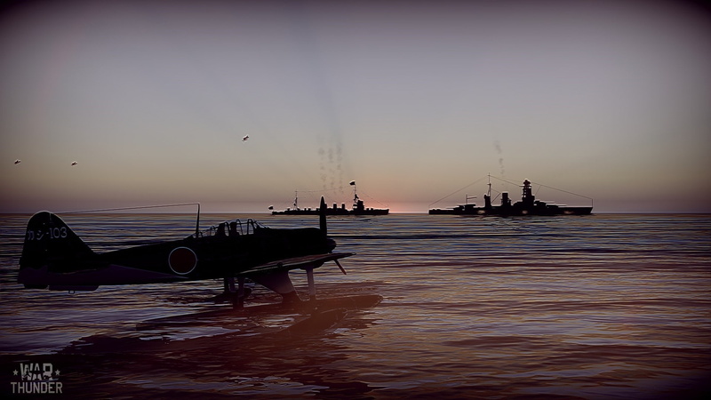 A6M, War Thunder, Seaplane, 1080P, ship