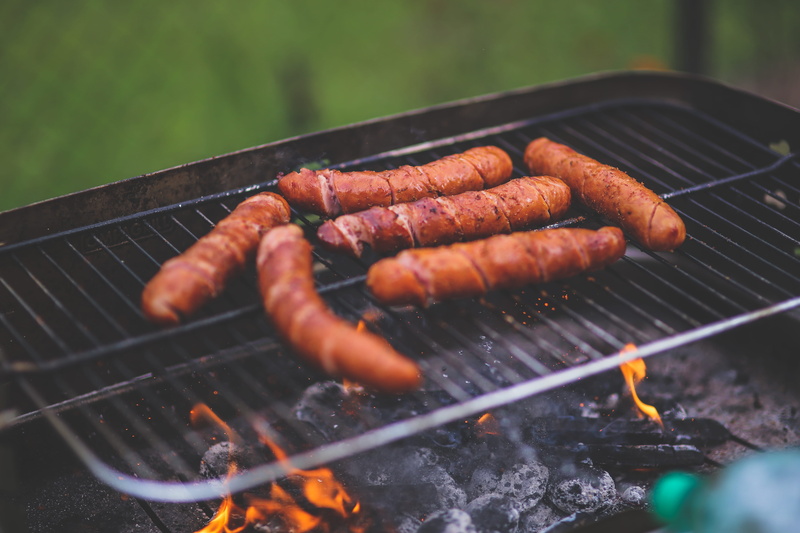 beef, sausage, burning, garden, heat - temperature, picnic, charcoal, coal, no people, grilled, burn, fire - natural phenomenon, barbecue grill, hot dog