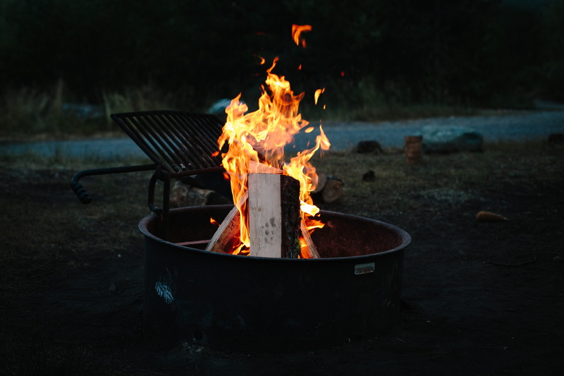 glowing, flame, camping, salmon lake road, 5K, outdoors, firewood, wood, nature, long exposure, dark, orange, fire - natural phenomenon, bonfire, campfire